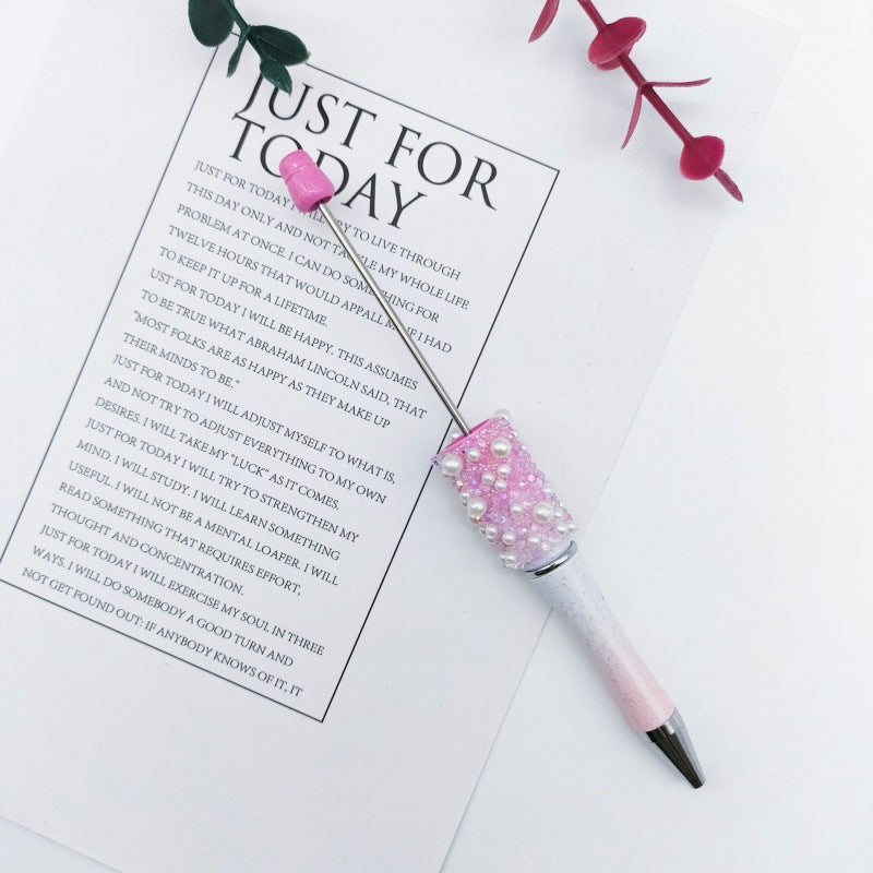 Wholesale DIY Pearl Star Bead Pen Educational Sugar Ballpoint Pen